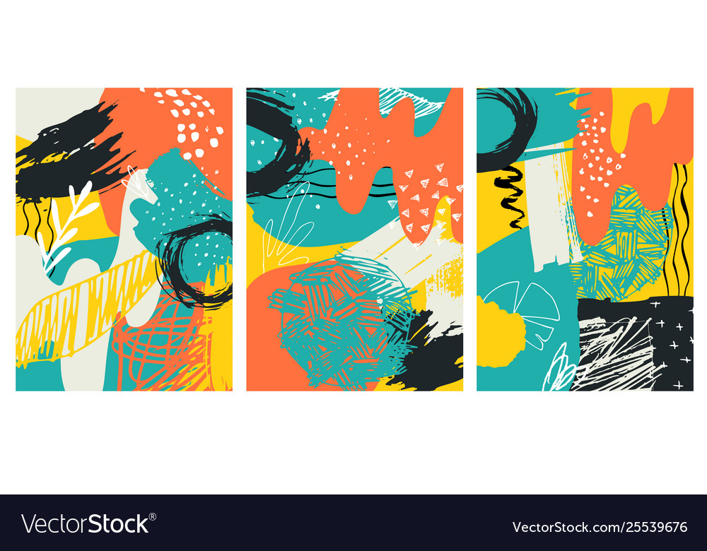 Abstract Composition - Colorful Patterns