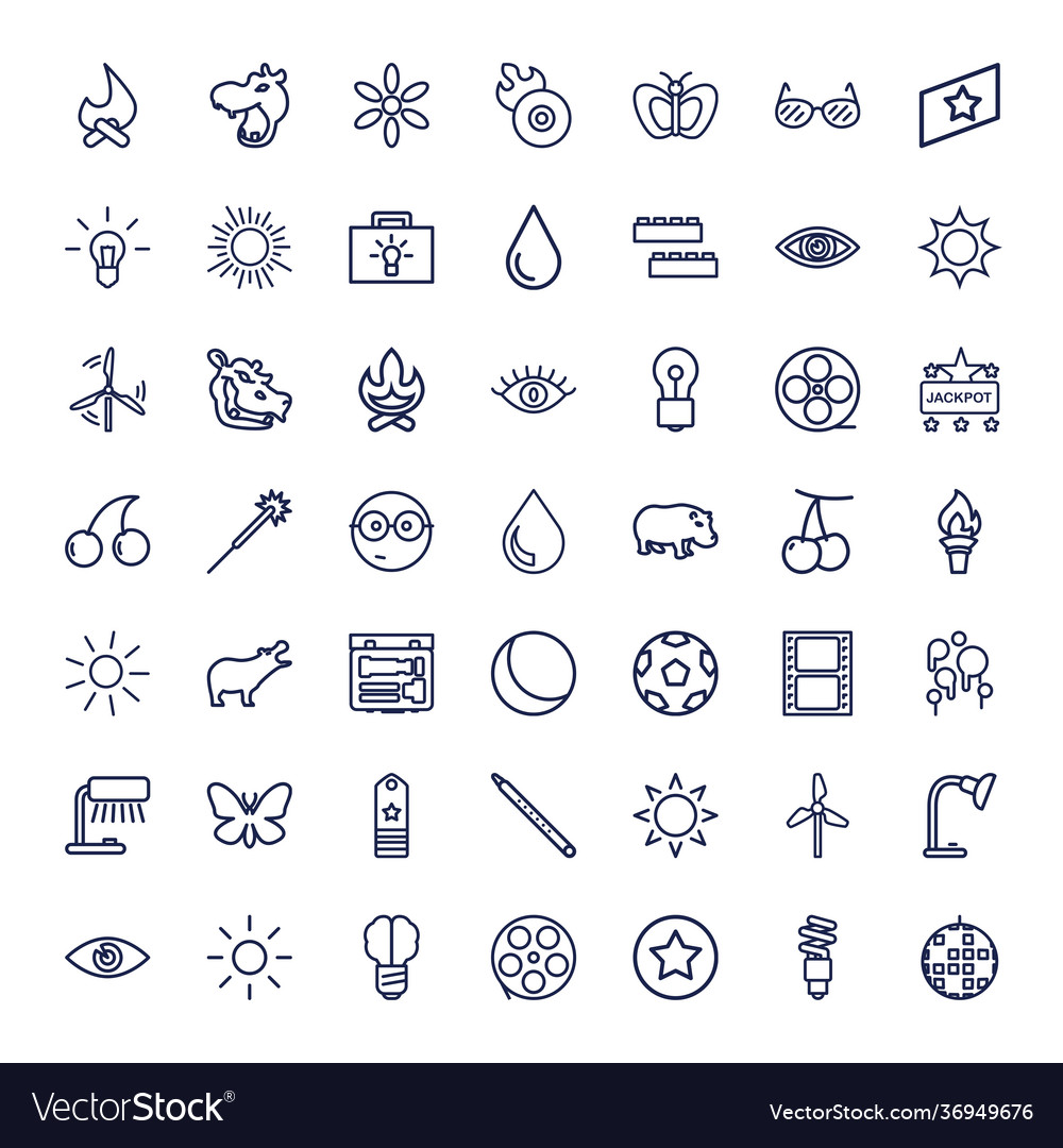 Bright icons