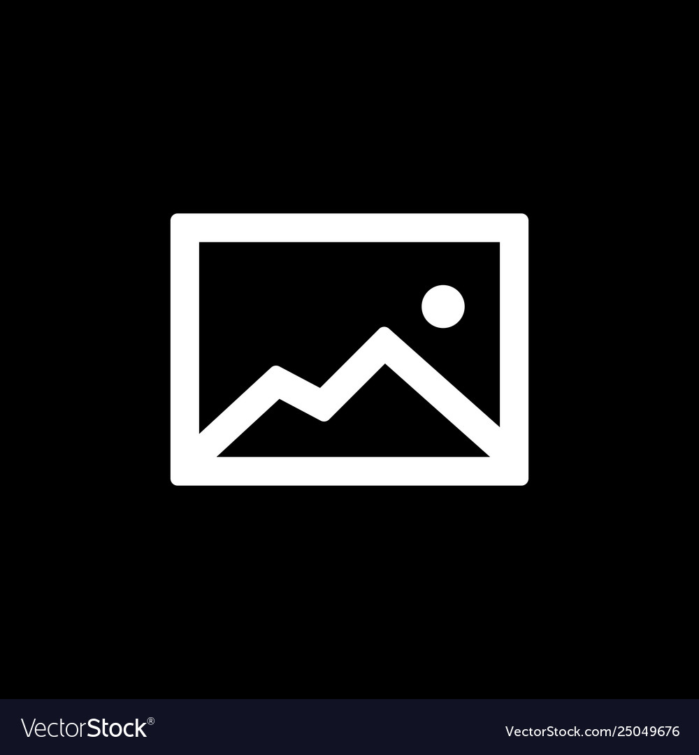 Gallery icon for simple flat style ui design