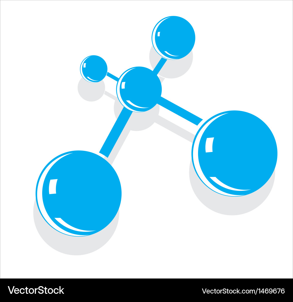 Molecule icon Royalty Free Vector Image - VectorStock