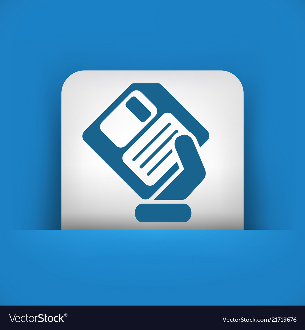 Saving data icon vector image Saving data icon