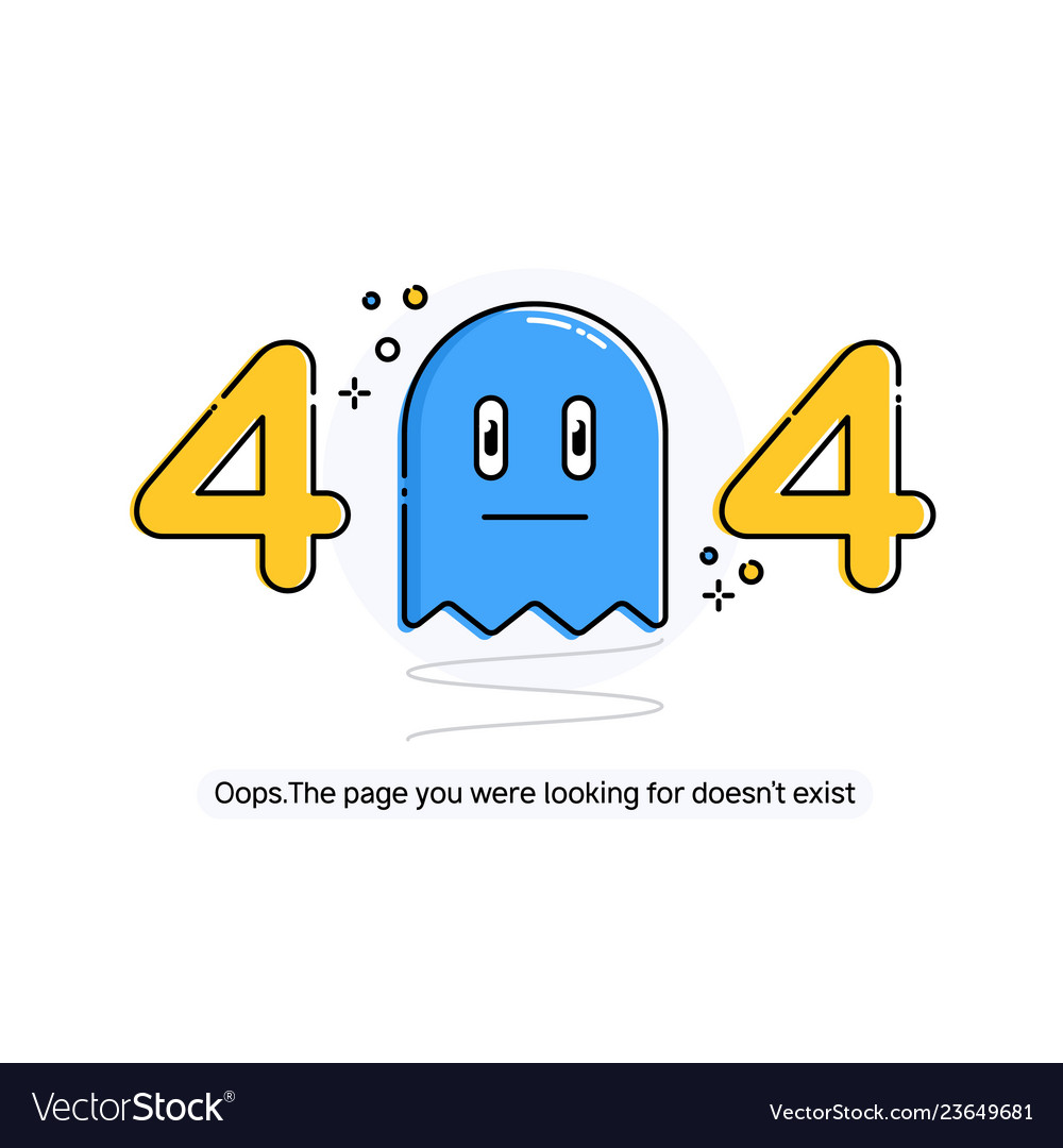 404 Error Line Icon - Lost Page