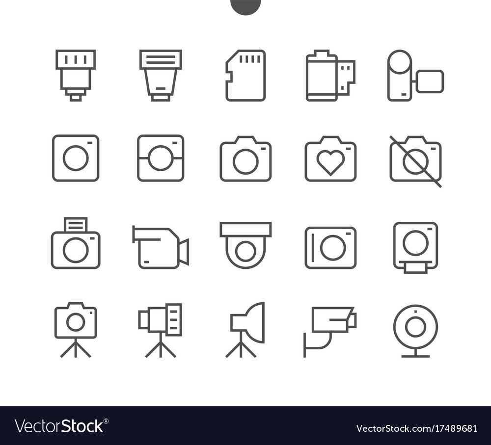 Camera ui pixel perfect well-crafted thin
