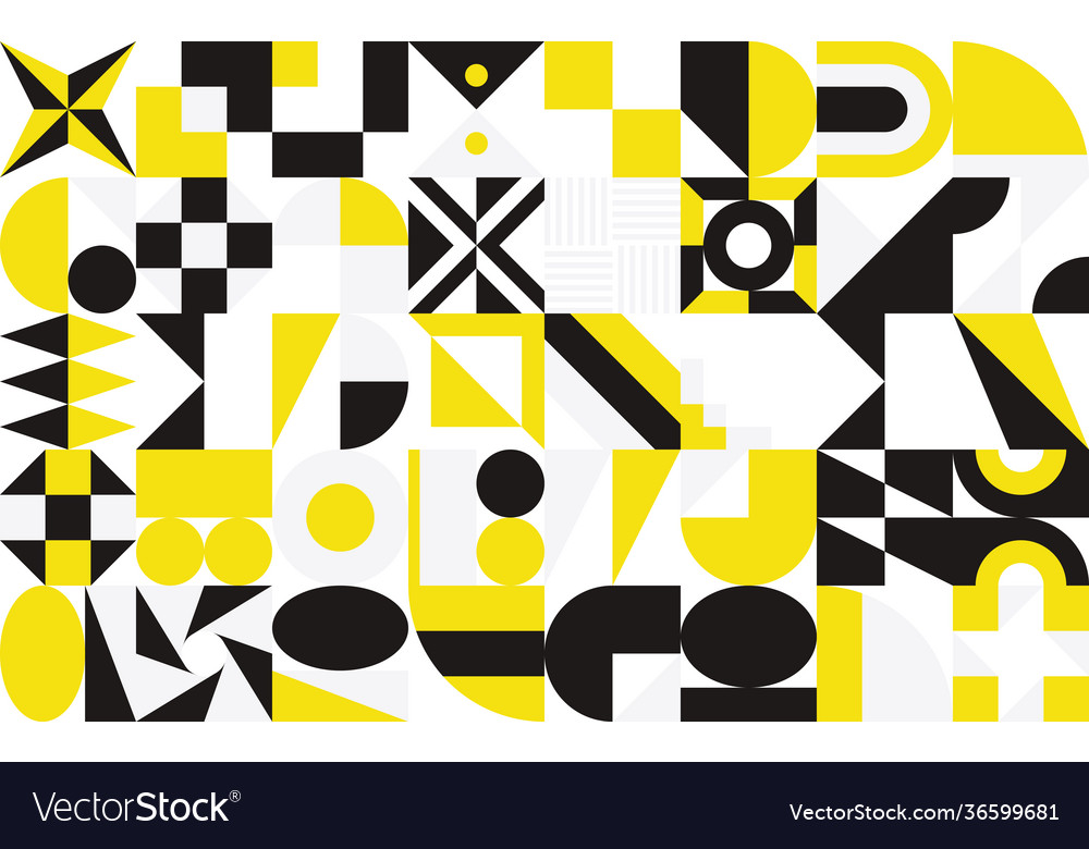 Digital design abstract pattern vector image Digital design abstract pattern