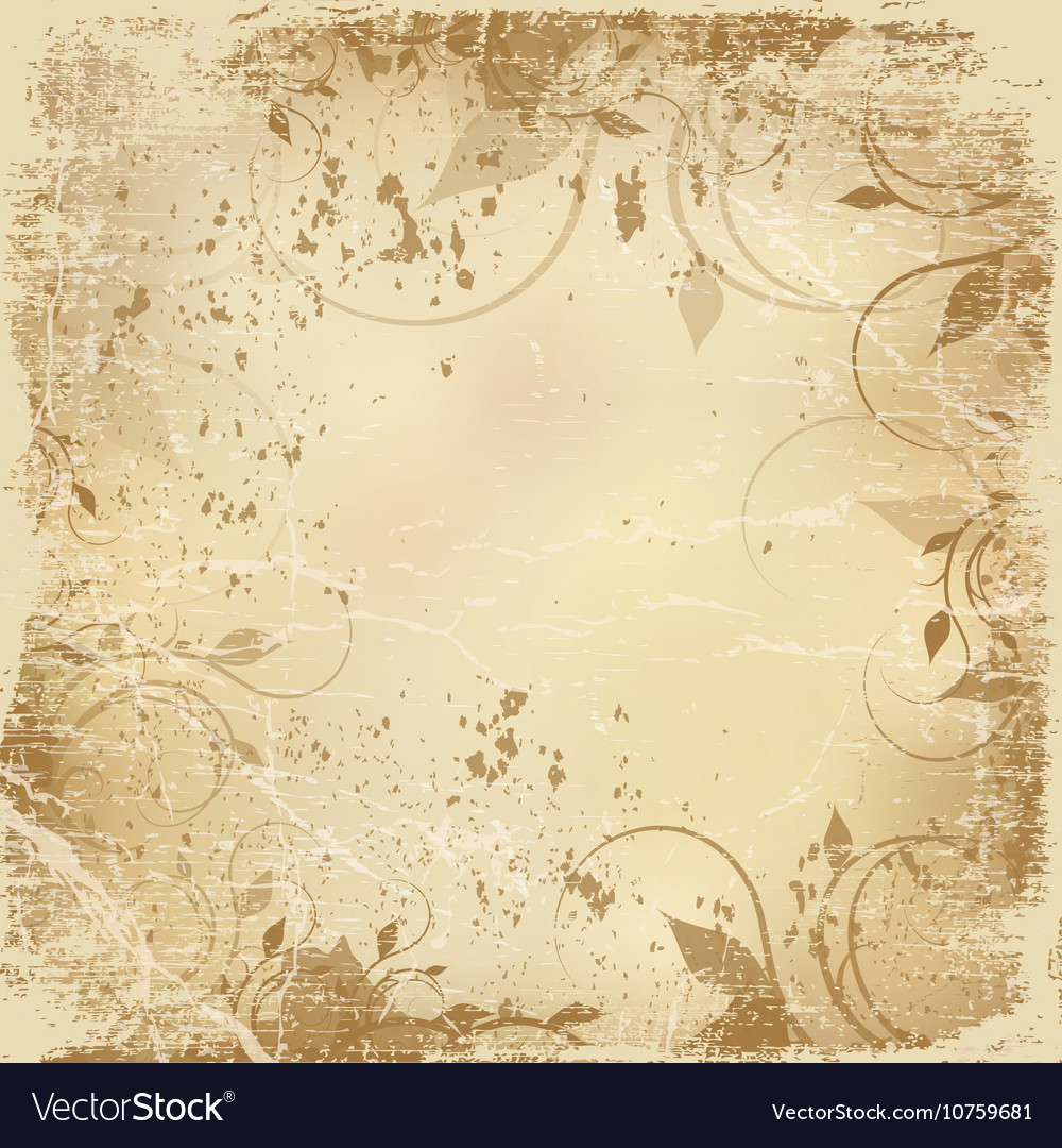 Old Vintage Paper Royalty Free Vector Image Vectorstock