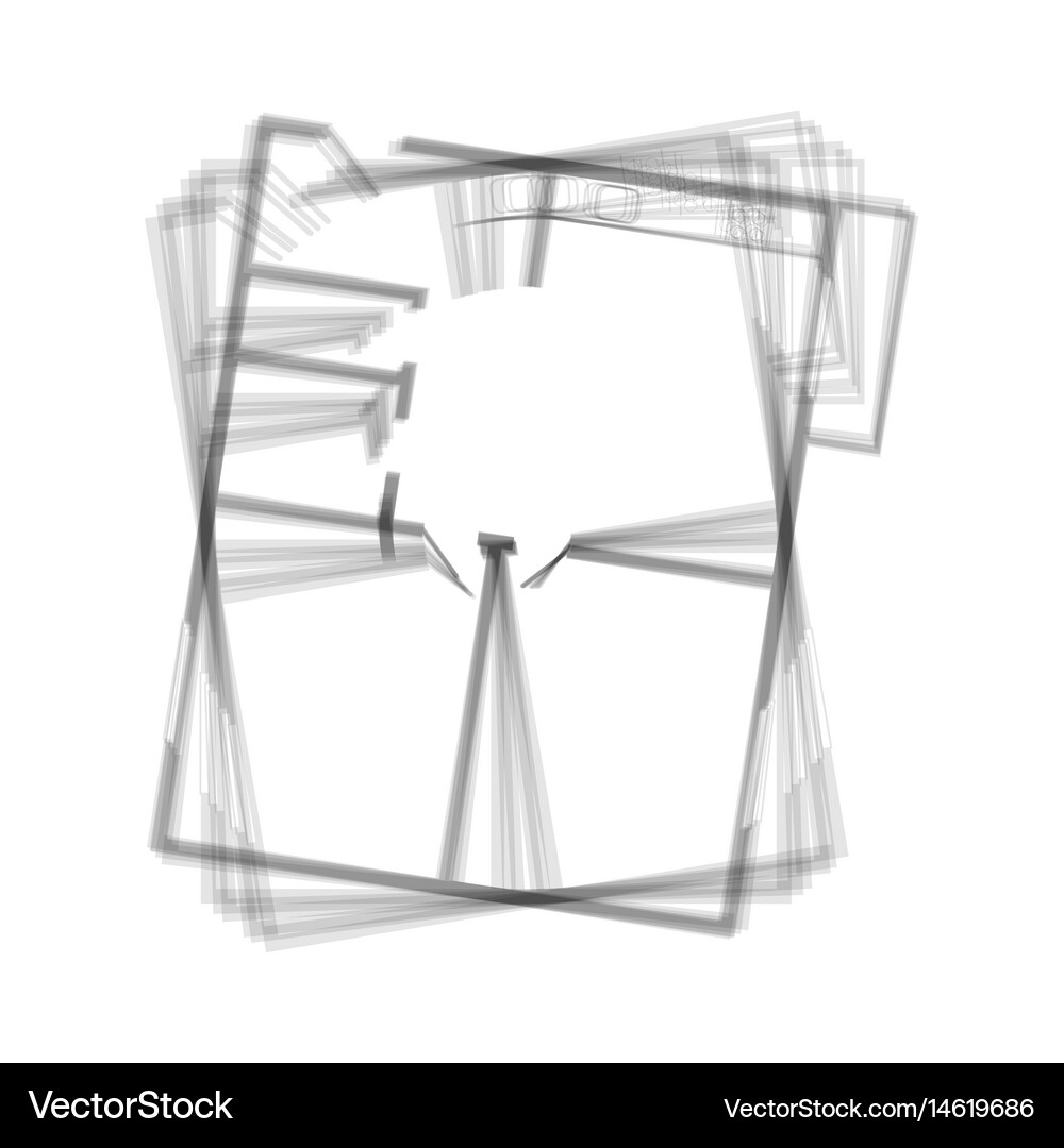Apartment House Floor Plans Gray Icon Royalty Free Vector