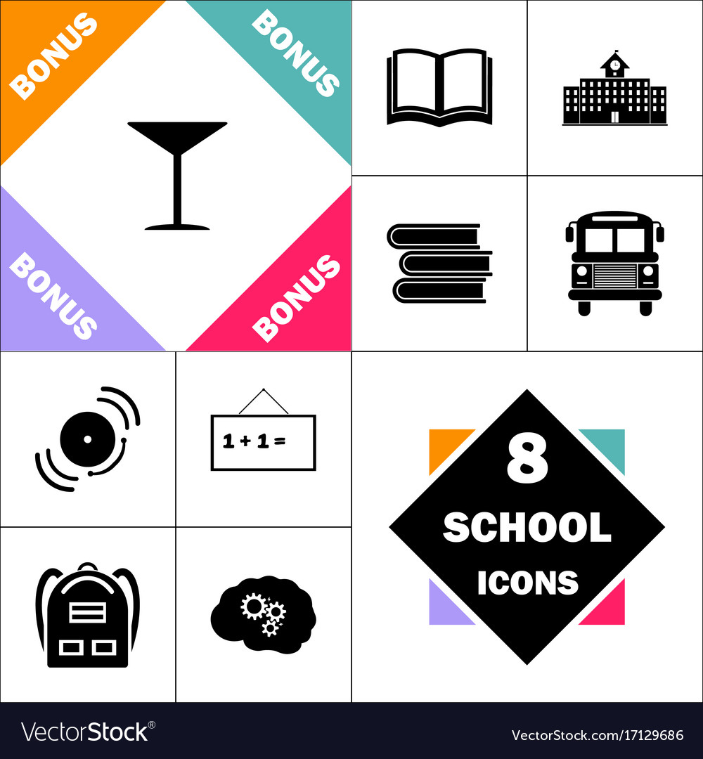 Cocktail computer symbol