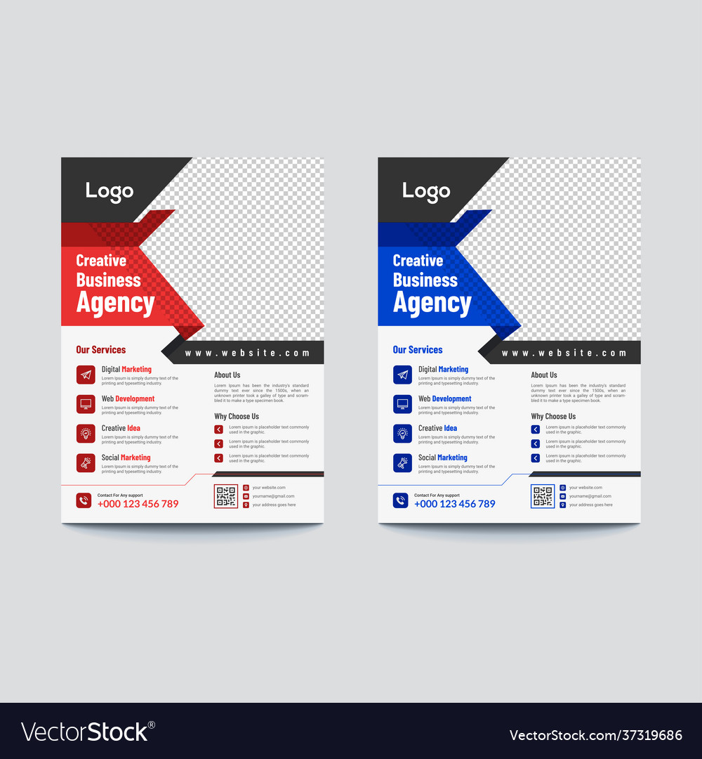 Corporate business flyer template