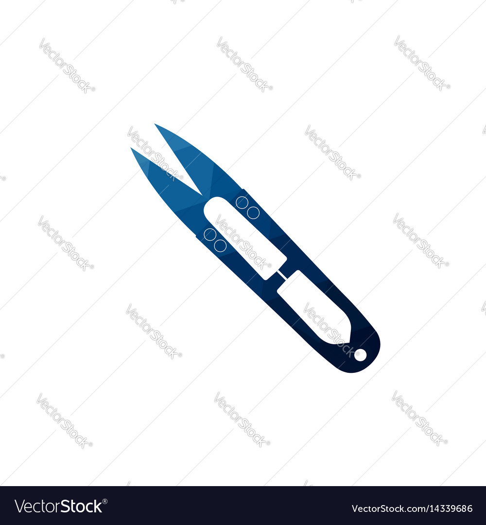 Dunkelblau Umriss Schneidernaht Ripper