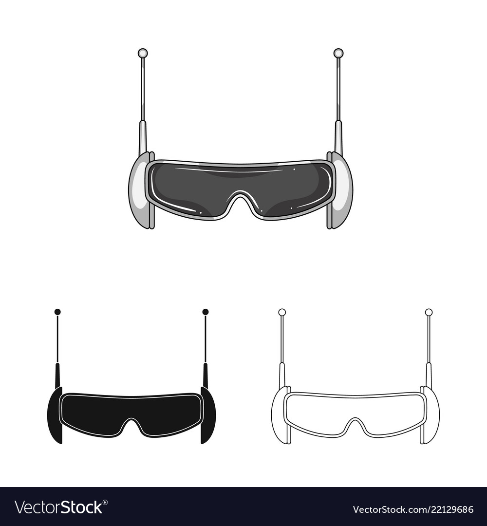 Isolated object of hero and mask symbol set