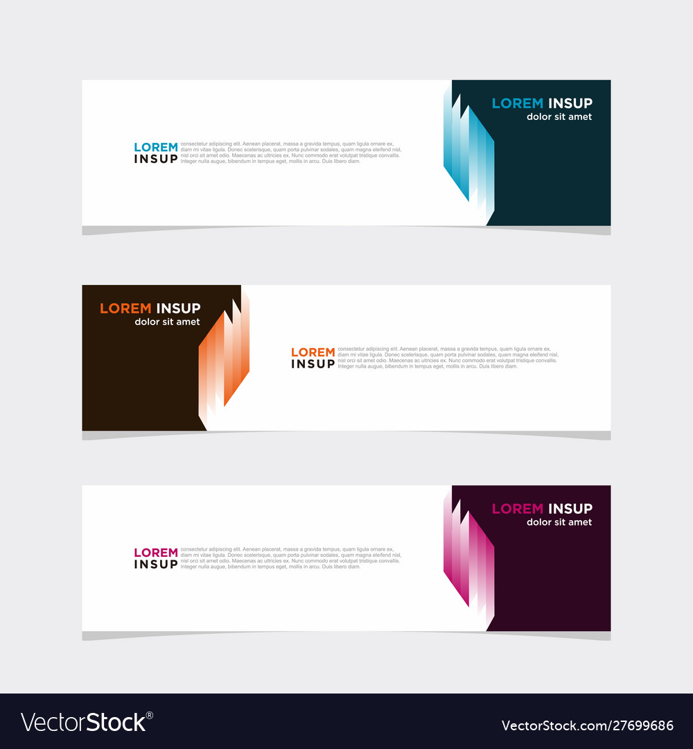 Modern banner web background abstract design