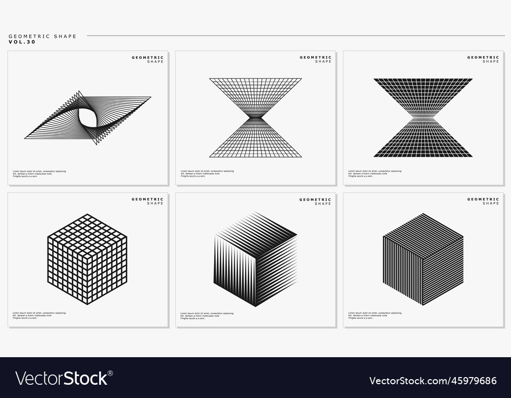 Modern dynamic grid lines abstract logo