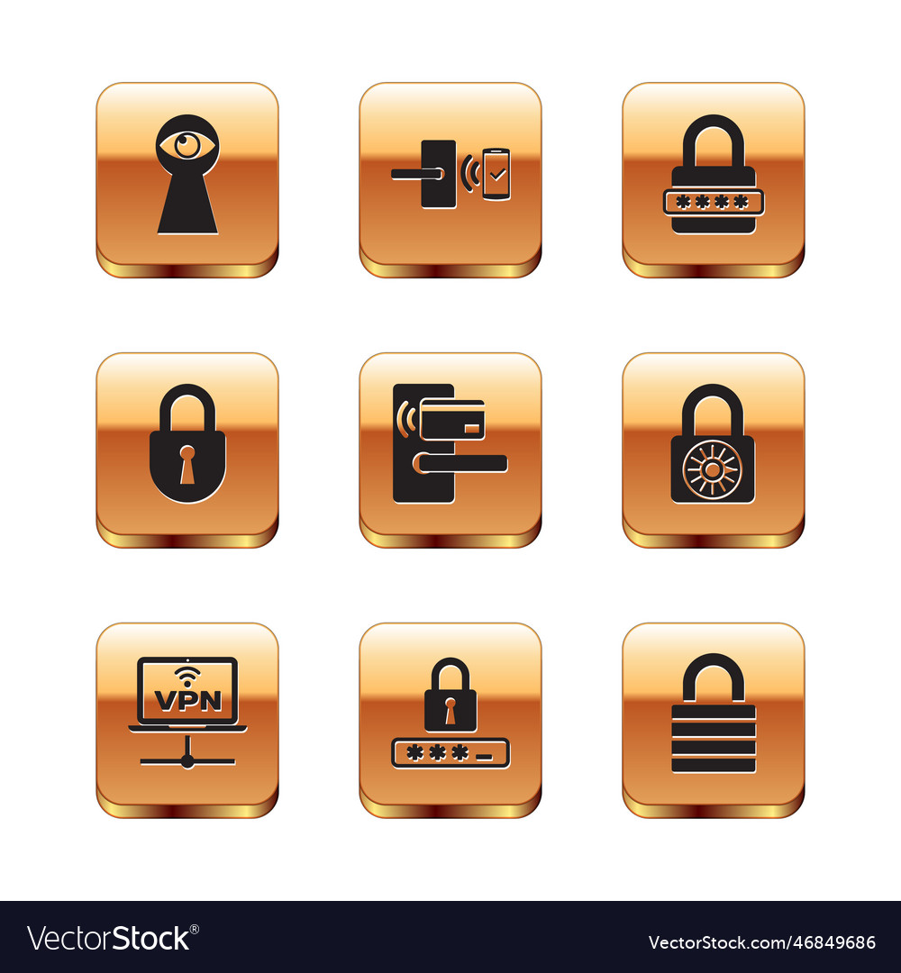 Set keyhole with eye vpn computer network