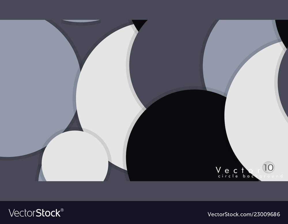Simple and colorful circles background design vector image Simple and colorful circles background design
