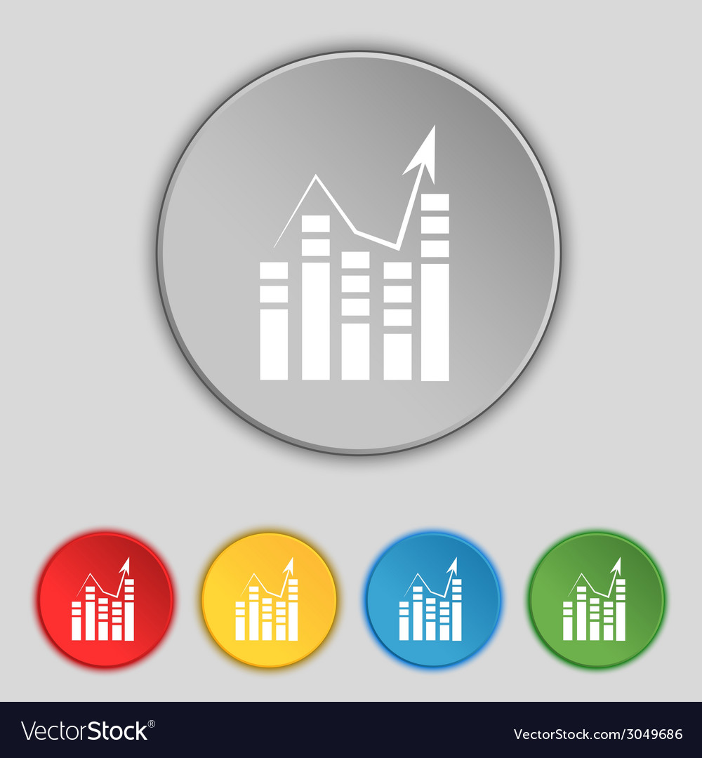 Text file icon add document with chart sign