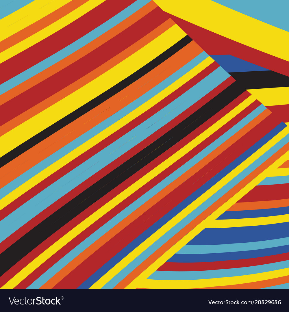 Zebra pop abstract stripe pattern vector image Zebra pop abstract stripe pattern