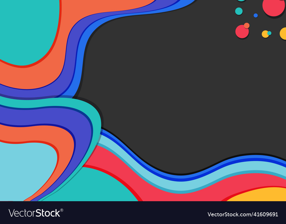 Abstract background design template Vector Image Abstract background design template