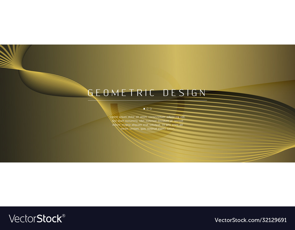 Abstract curve yellow dynamic landing vector image Abstract curve yellow dynamic landing