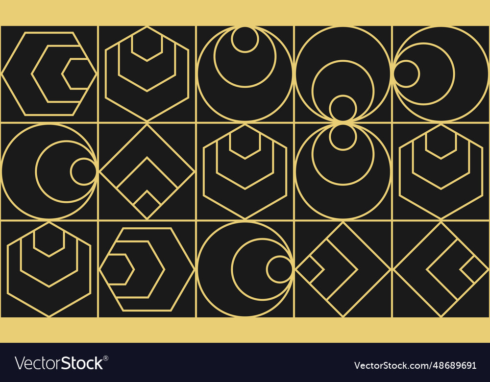 Abstract geometric pattern of arbitrary shapes vector image Abstract geometric pattern of arbitrary shapes