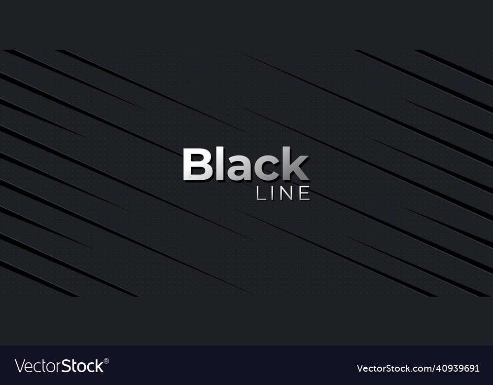 Black background with sharp lines and dots texture