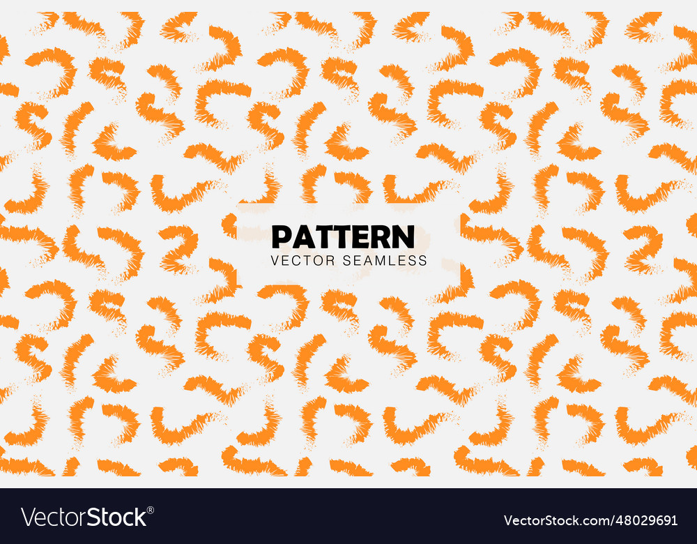 Brush stroke curve lines abstract pattern vector image Brush stroke curve lines abstract pattern
