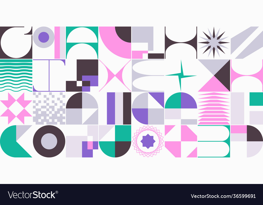 Digital design abstract pattern