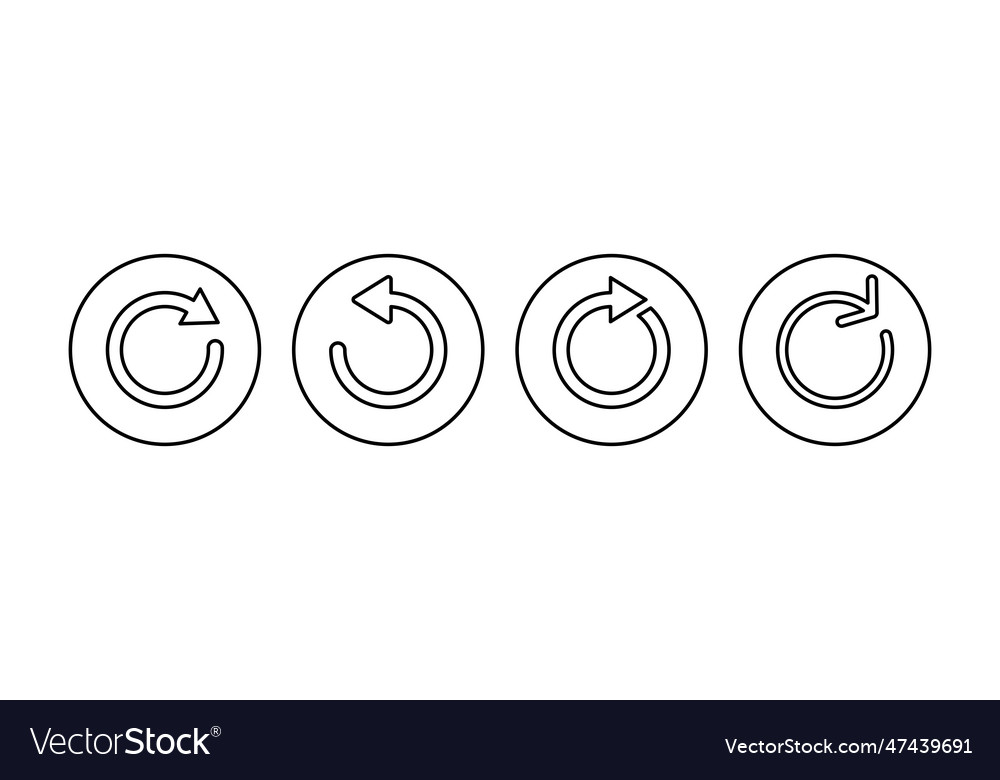 Refresh icon set reload update