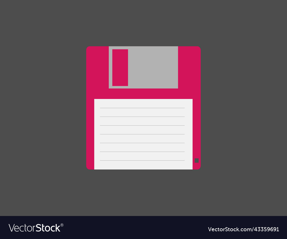 Retro floppy disk data storage