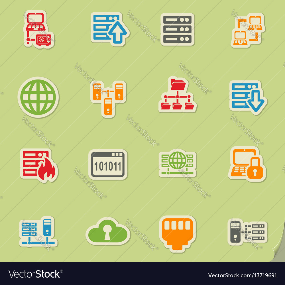 Server icon set