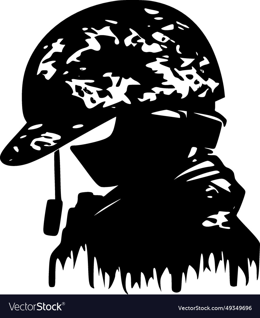 Camo - black and white Royalty Free Vector Image