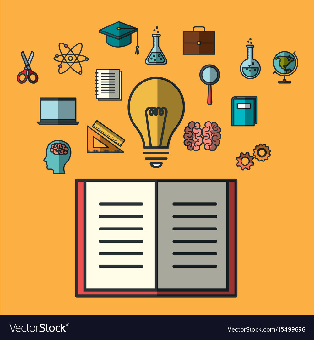 Education related design Royalty Free Vector Image
