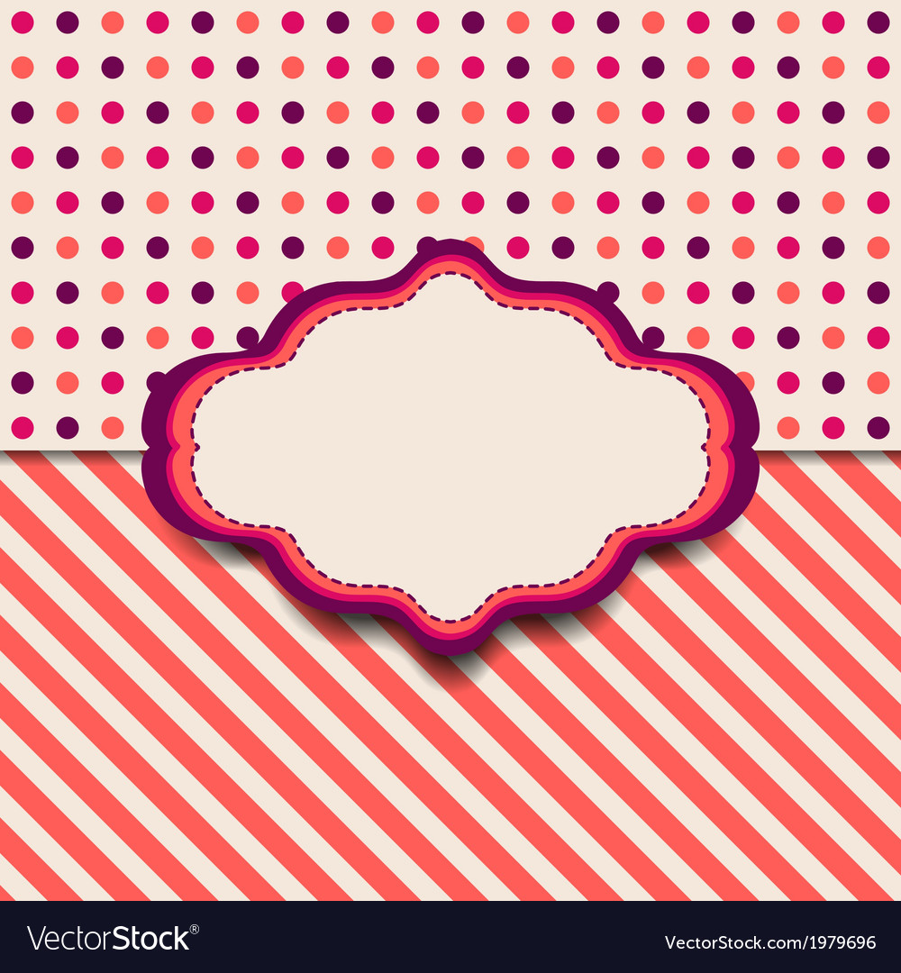 Greeting card Royalty Free Vector Image - VectorStock