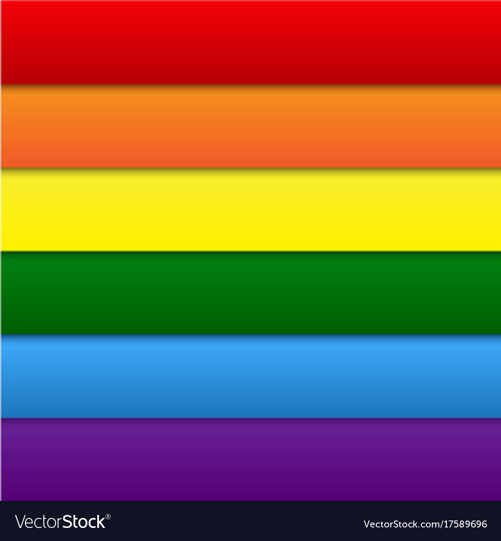 how many colours in the gay pride flag