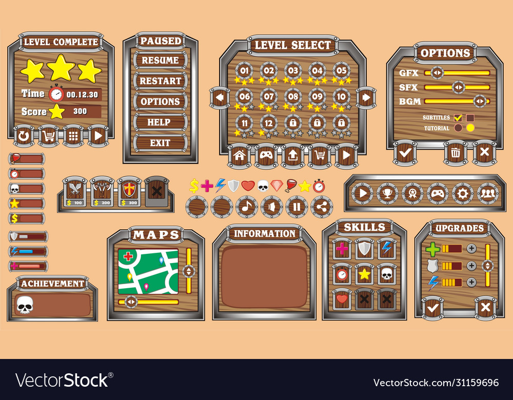Platform Game UI