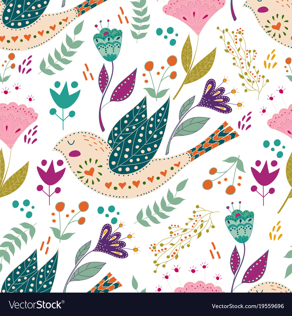 Seamless pattern colorful