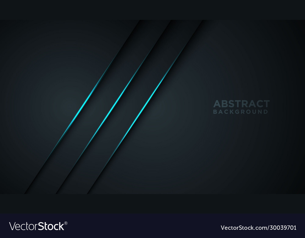 Abstract black blue frame sport design concept