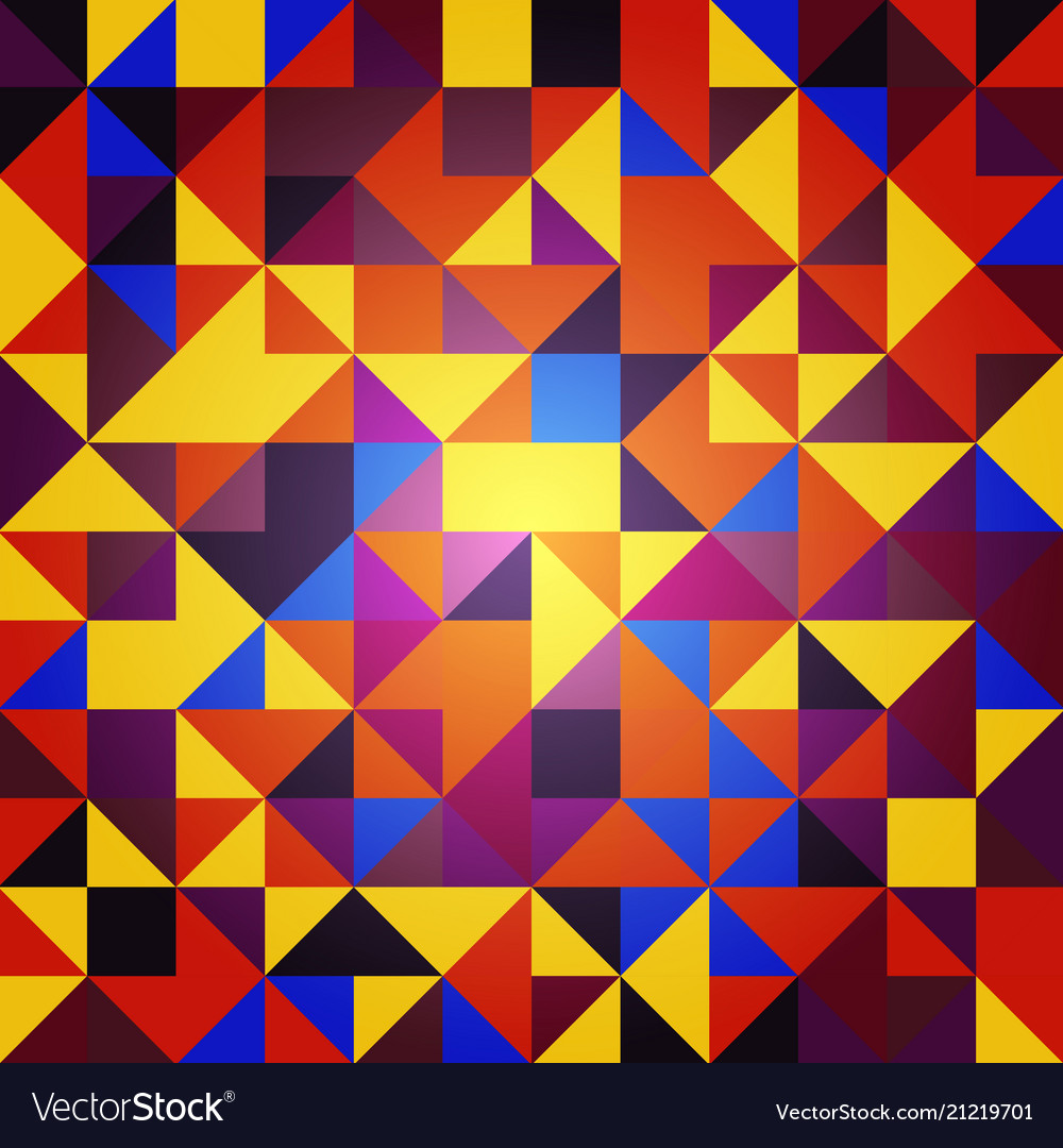 Abstract triangle pattern background advertising vector image Abstract triangle pattern background advertising