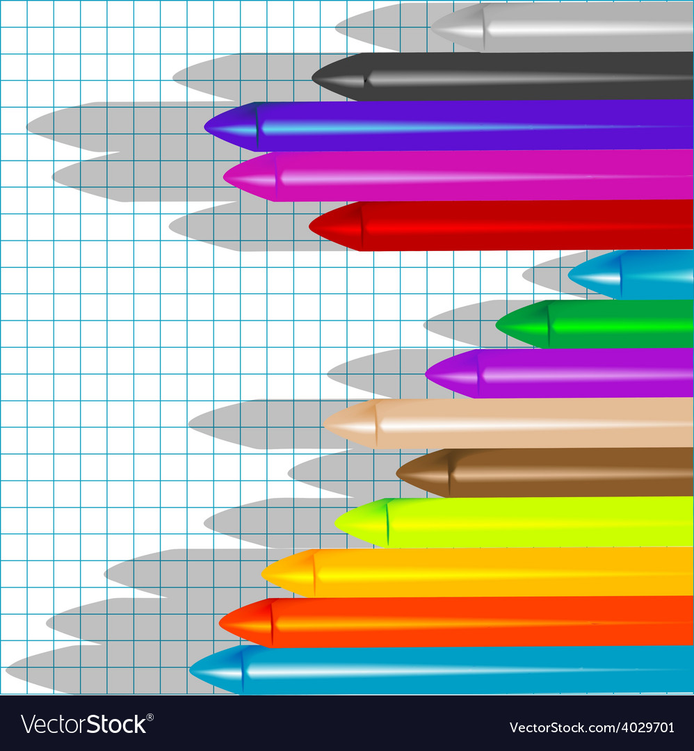 Background with crayons3