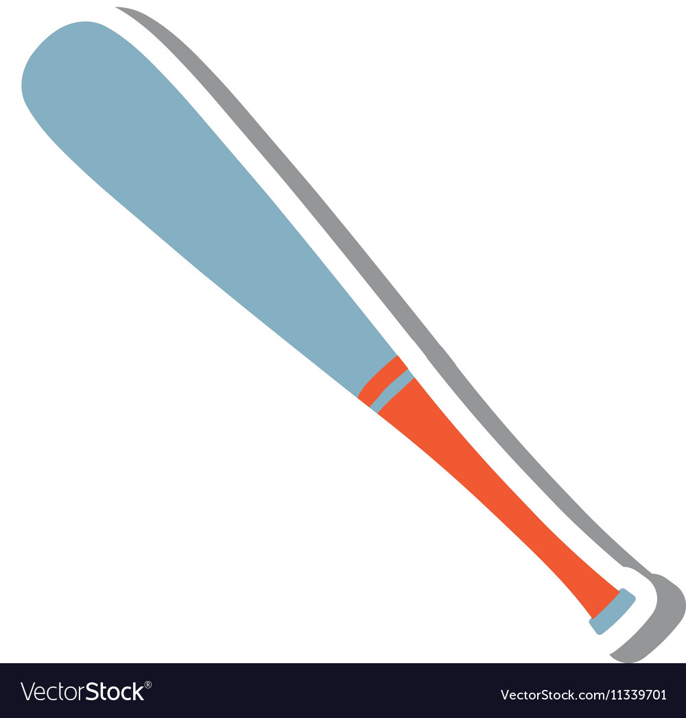 Baseball bat equipment icon