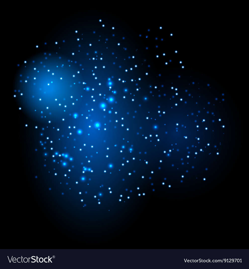 Blue Particle Light Effect