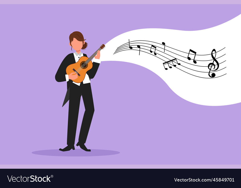 Business flat cartoon style drawing joyful girl vector image Business flat cartoon style drawing joyful girl