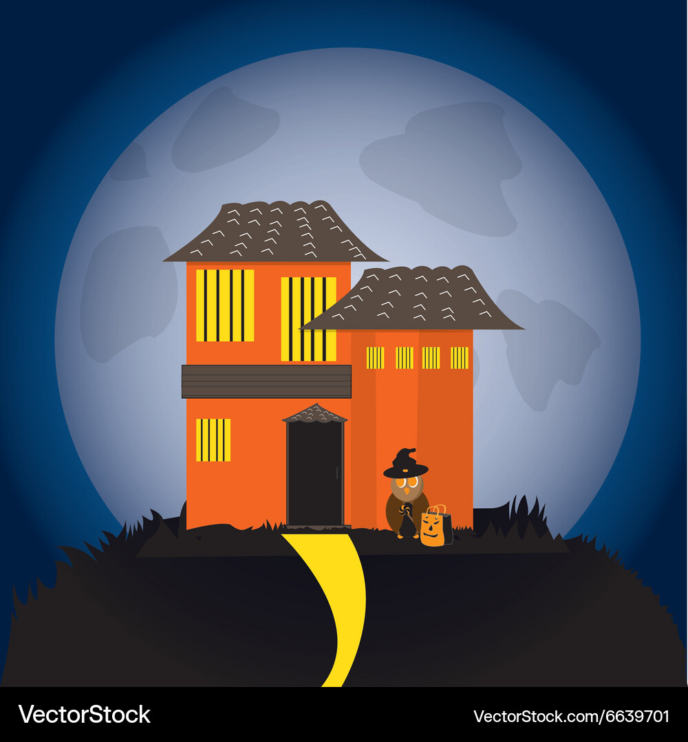 Colored background with traditional elements Vector Image