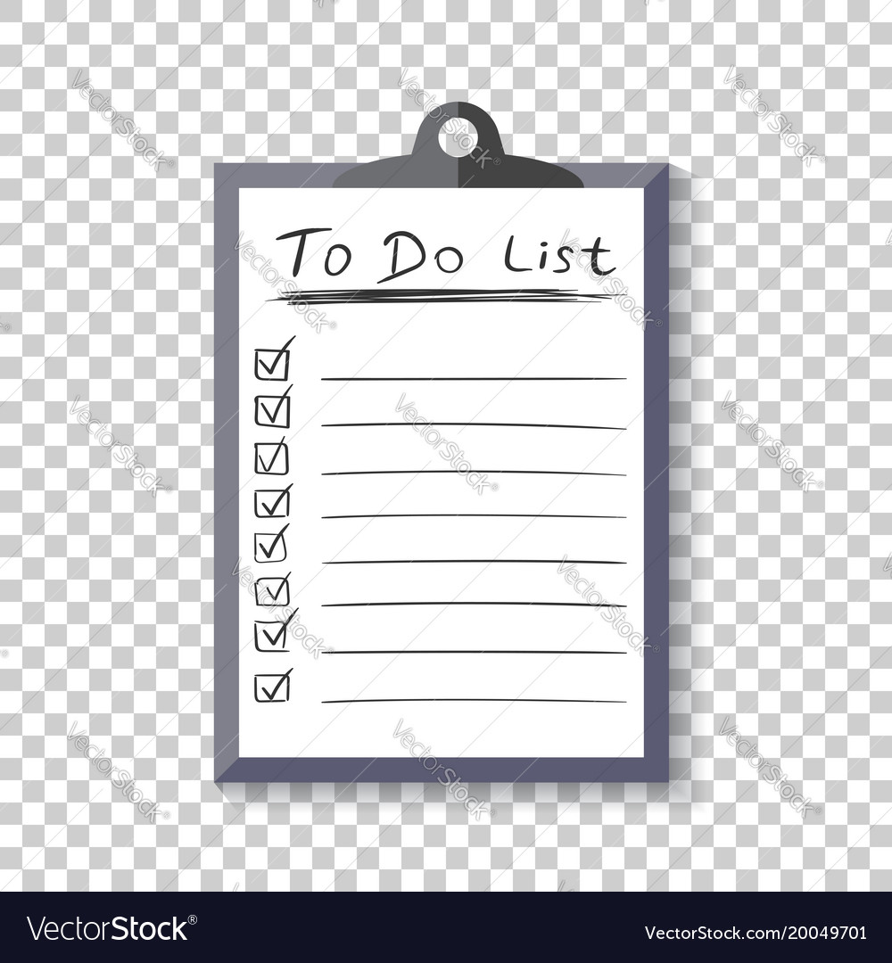 Hand Drawn To-Do List Checklist Icon