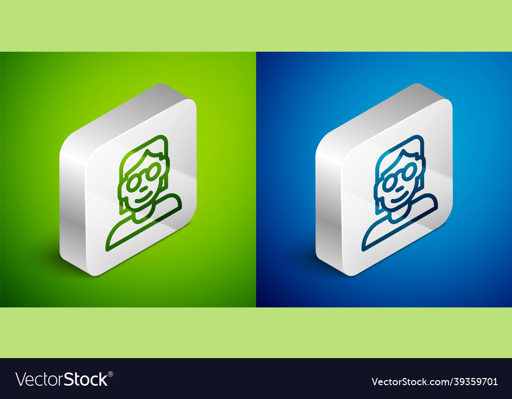 Isometric line Hacker oder Coder Icon isoliert vector image Isometric line Hacker oder Coder Icon isoliert