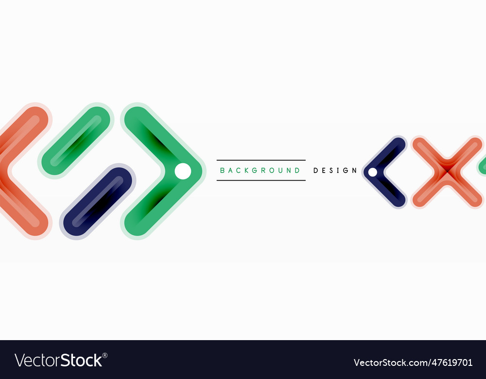 Minimal geometric background cross line design Vector Image Minimal geometric background cross line design