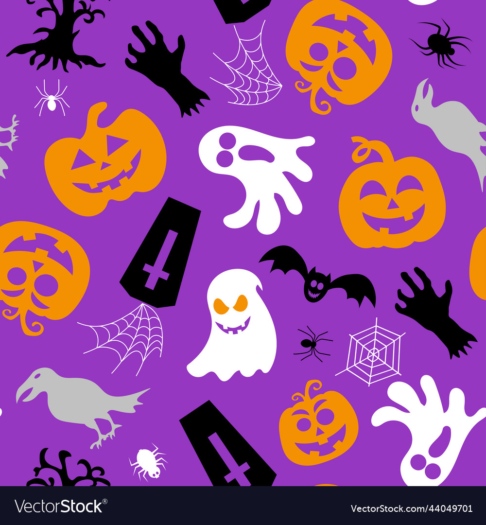 Seamless pattern for halloween design