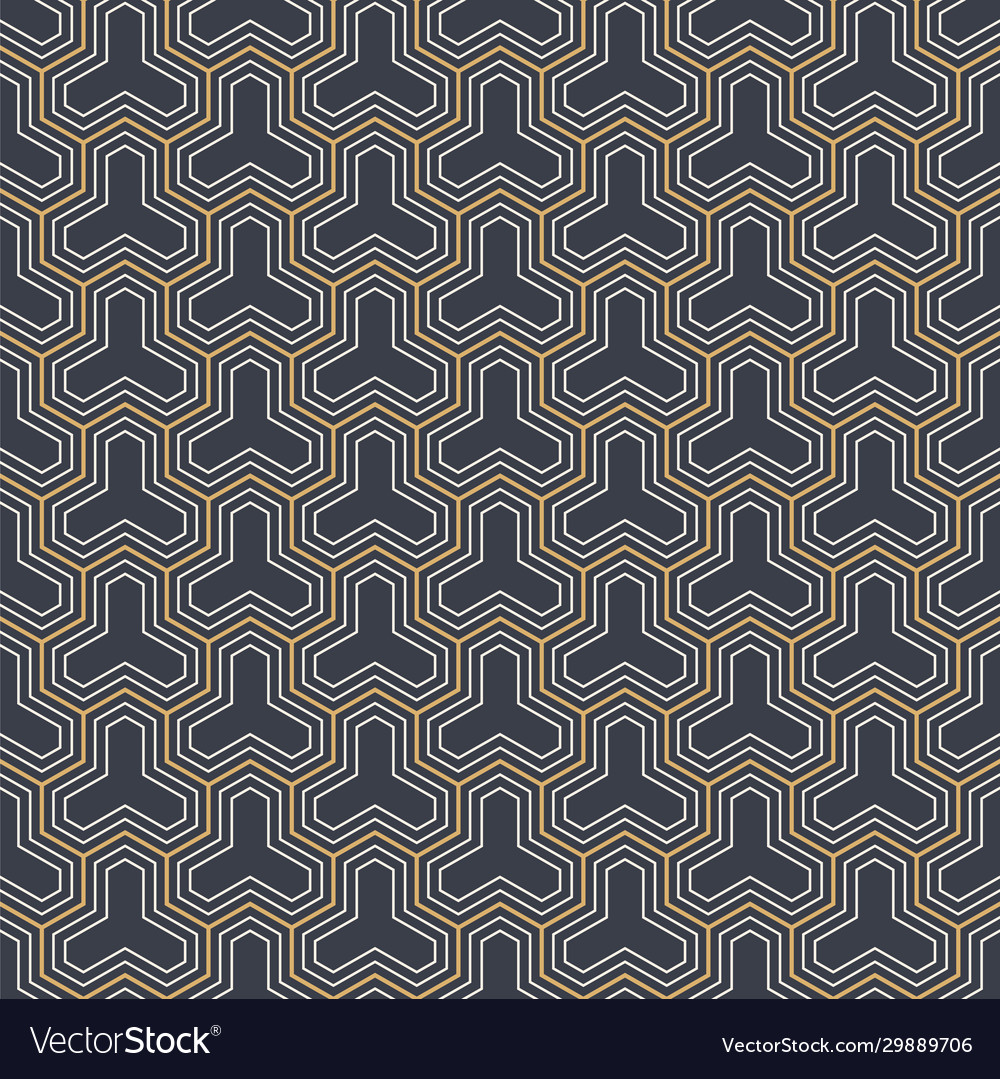 Abstract seamless pattern linear style geometric Vector Image Abstract seamless pattern linear style geometric