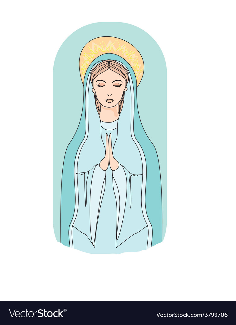 Blessed Mother Clipart