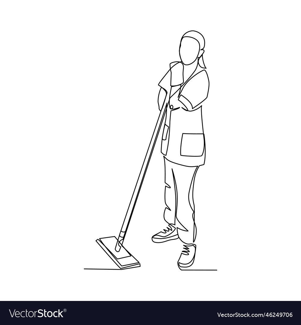 Cleaner Royalty Free Vector Image - VectorStock