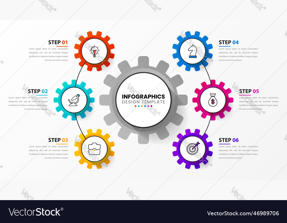 Infographic Design Template kreatives Konzept